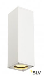 1000327 SLV THEO UP/DOWN светильник настенный для 2-х ламп GU10 по 50Вт макс., белый