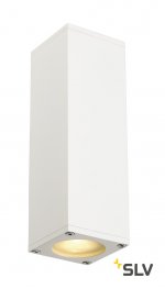 1000327 SLV THEO UP/DOWN светильник настенный для 2-х ламп GU10 по 50Вт макс., белый