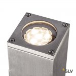 1000331 SLV THEO UP-DOWN OUT светильник настенный IP44 для 2-х ламп GU10 по 35Вт макс., матир. алюминий