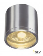 SLV 1000332 ROX CEILING светильник потолочный IP44 для лампы ES111 50Вт макс., матированный алюминий (ex 229756)