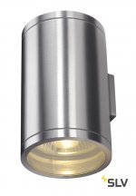 1000334 SLV ROX UP-DOWN OUT светильник настенный IP44 для 2-х ламп ES111 по 50Вт макс., матированный алюминий