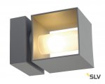 1000335 SLV SQUARE TURN G9 светильник настенный IP44 для лампы QT14 G9 42Вт макс., серебристый