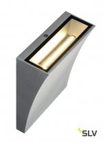 1000341 SLV DELWA WIDE светильник настенный IP44 с SMD LED 8.8Вт, 3000K, 910лм, 100°, серебристый