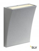1000341 SLV DELWA WIDE светильник настенный IP44 с SMD LED 8.8Вт, 3000K, 910лм, 100°, серебристый
