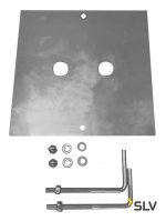 SLV 1000343 SQUARE POLE, набор анкеров для бетона, сталь (ex 232220)