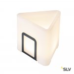 SLV 1000400 KENGA 17 светильник IP44 3.2Вт с аккумулятором и LED 3000К, 200лм, антрацитно-серый RAL7016/ белый