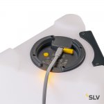 SLV 1000400 KENGA 17 светильник IP44 3.2Вт с аккумулятором и LED 3000К, 200лм, антрацитно-серый RAL7016/ белый