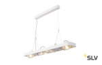 1000413 SLV LYNAH QUAD светильник подвесной c LED 64Вт, 3000K, 4000лм, 24°, белый