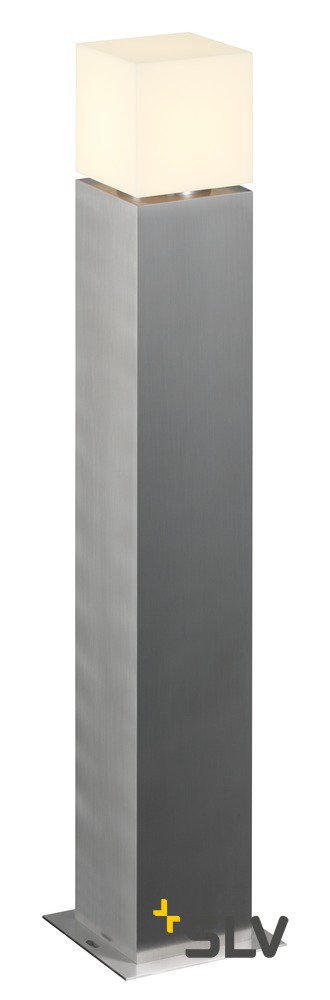 SLV 1000418 SQUARE POLE 90 LED светильник ландшафтный IP44 12Вт с LED 3000K, 760лм, сталь/ белый