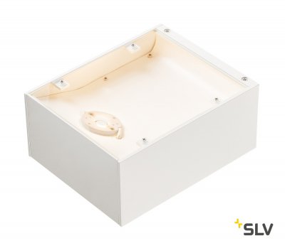 SLV 1000422 SHELL 15 WL светильник настенный 15Вт с LED 3000K, 1400лм, 120°, белый SLV 1000422 SHELL 15 WL светильник настенный 15Вт с LED 3000K, 1400лм, 120°, белый