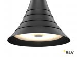 SLV 1000435 BATO 45 LED PD светильник подвесной 30Вт с LED 2700К, 1450лм, 100°,  черный