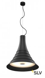 SLV 1000435 BATO 45 LED PD светильник подвесной 30Вт с LED 2700К, 1450лм, 100°,  черный