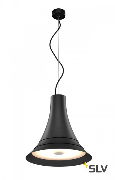 SLV 1000436 BATO 35 LED PD светильник подвесной 21Вт с LED 2700К, 1300лм, 100°, черный SLV 1000436 BATO 35 LED PD светильник подвесной 21Вт с LED 2700К, 1300лм, 100°, черный
