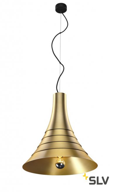 SLV 1000438 BATO 45 E27 PD светильник подвесной для лампы E27 60Вт макс., латунь SLV 1000438 BATO 45 E27 PD светильник подвесной для лампы E27 60Вт макс., латунь