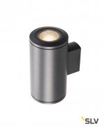 1000446 SLV POLE PARC UP/DOWN светильник настенный IP44 c LED 56Вт, 3000K, 2x2900лм, черный