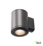 1000448 SLV POLE PARC WL светильник настенный IP44 c LED 28Вт, 3000K, 2900лм, черный