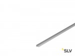 1000460 SLV GRAZIA 10, профиль накладной плоский, 2 м, без экрана, алюминий