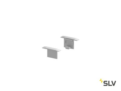 1000472 SLV GRAZIA 10, заглушка для встраиваемого профиля, 2шт., алюминий