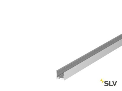 1000523 SLV GRAZIA 20, профиль накладной стандарт гладкий, 3 м, без экрана, алюминий 1000523 SLV GRAZIA 20, профиль накладной стандарт гладкий, 3 м, без экрана, алюминий