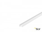 1000527 SLV GRAZIA 20, профиль накладной плоский гладкий, 1 м, без экрана, белый