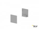 1000562 SLV GRAZIA 20, заглушка высокая для плоского профиля, 2шт., алюминий