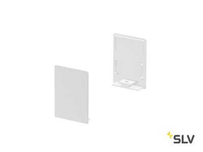 1000569 SLV GRAZIA 20, заглушка высокая для профиля стандарт, 2шт., белый 