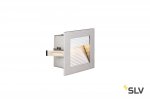 SLV 1000575 FRAME CURVE LED HV светильник встраиваемый 3.1Вт с LED 2700К, 100лм, серебристый/ алюминий