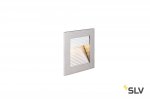 SLV 1000575 FRAME CURVE LED HV светильник встраиваемый 3.1Вт с LED 2700К, 100лм, серебристый/ алюминий