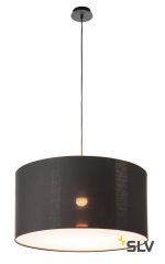 1000580 SLV FENDA, абажур-цилиндр диам., 70 см, черный/ медь