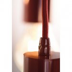 1000583 SLV FITU Е27 PD светильник подвесной 2.5m для лампы Е27 60Вт макс., без основания, бамбук темный