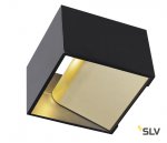 1000638 SLV LOGS IN Dim to Warm светильник настенный с LED 12Вт, 2000-3000K, 290лм, черный/ латунь