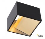 1000638 SLV LOGS IN Dim to Warm светильник настенный с LED 12Вт, 2000-3000K, 290лм, черный/ латунь