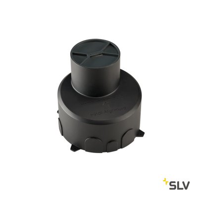 SLV 1000653 DASAR® 100 PREMIUM, корпус монтажный, встраиваемый в грунт, черный