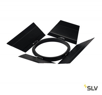 1000679 SLV SUPROS, шторки, черный 