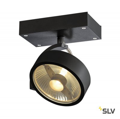1000702 SLV KALU 1 ES111 светильник накладной для лампы ES111 75Вт макс., черный