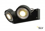 1000703 SLV KALU 2 ES111 светильник накладной для 2-х ламп ES111 по 75Вт макс., черный
