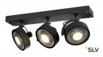 1000704 SLV KALU 3 ES111 светильник накладной для 3-х ламп ES111 по 75Вт макс., черный