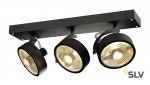 1000704 SLV KALU 3 ES111 светильник накладной для 3-х ламп ES111 по 75Вт макс., черный