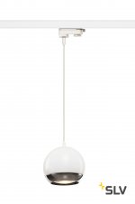 1000710 SLV 3Ph, LIGHT EYE 150 светильник подвесной для лампы ES111 75Вт макс., белый/ хром
