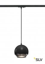 1000713 SLV 1PHASE-TRACK, LIGHT EYE 150 светильник подвесной для лампы ES111 75Вт макс., черный/ хром