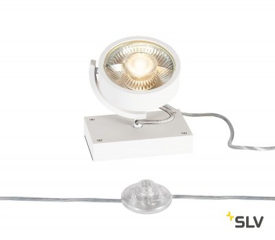 1000723 SLV KALU FLOOR 1 QPAR111 светильник напольный для лампы ES111 75Вт макс., белый