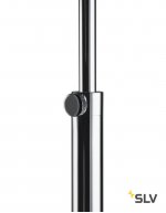 1000763 SLV FENDA BOW BASIS светильник напольный для лампы E27 40Вт макс., без абажура, хром