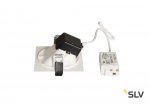 1000795 SLV VERLUX INDI  9 светильник встраиваемый с LED 8.6Вт, 3000К, 650лм, белый