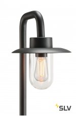 SLV 1000822 MOLAT POLE светильник ландшафтный IP44 для лампы E27 60Вт макс., антрацит/ стекло прозрачное