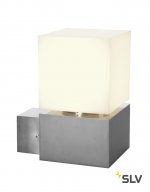 SLV 1000834 SQUARE WL LED светильник настенный IP44 12Вт с LED 3000K, 760лм,сталь/ белый