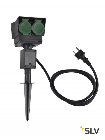 1000868 SLV Удлинитель садовый на 4 розетки, IP44, кабель 1.5 метра, DE/RU 1000868 SLV Удлинитель садовый на 4 розетки, IP44, кабель 1.5 метра, DE/RU
