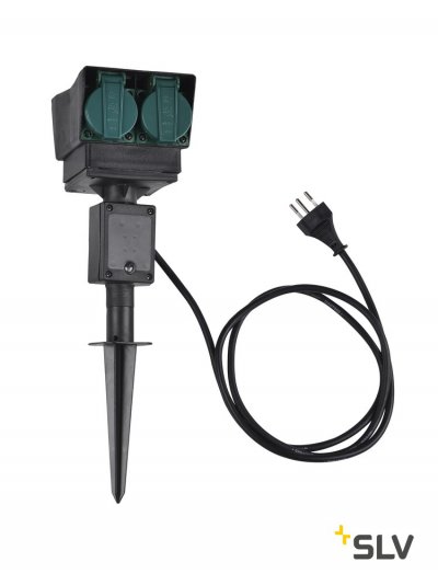 1000870 SLV Удлинитель садовый на 4 розетки, IP44, кабель 1.5 метра, CH 1000870 SLV Удлинитель садовый на 4 розетки, IP44, кабель 1.5 метра, CH