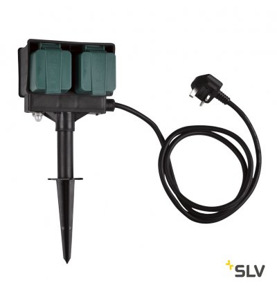 1000871 SLV Удлинитель садовый на 4 розетки, IP44, кабель 1.5 метра, UK 1000871 SLV Удлинитель садовый на 4 розетки, IP44, кабель 1.5 метра, UK