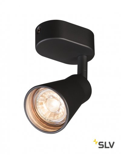 SLV 1000886 AVO SINGLE CW светильник накладной для лампы GU10 50Вт макс., черный