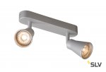SLV 1000891 AVO DOUBLE CW светильник накладной для 2-х ламп GU10 по 50Вт макс., серебристый